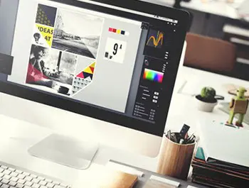 A computer screen with some images on it